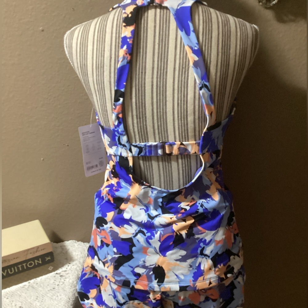 NEWT ATHLETA Floral Print Sleeveless Top - Picture 4 of 6